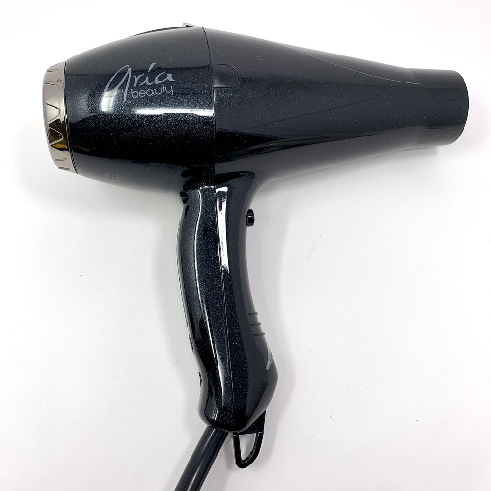 Ionic Addiction Professional Hair Blow Dryer by Aria Beauty Hot & Cold 2 Speed - Picture 2 of 7